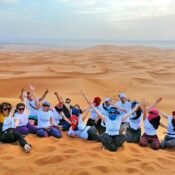 Sahara Desert temperature Morocco 2025 and 2026